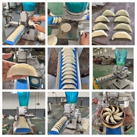 Máquina para Hacer Dumplings para la Preparación de Alimentos Congelados, 1500 PCS/H, Semiautomática, Formadora de Gyoza y Potstickers para Pequeñas Fábricas de Alimentos