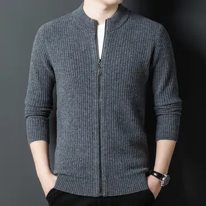 Zip Up Sweaters Men Knitted Sweater Cardigan Knitted Cardigan Men's Zipper Sweater