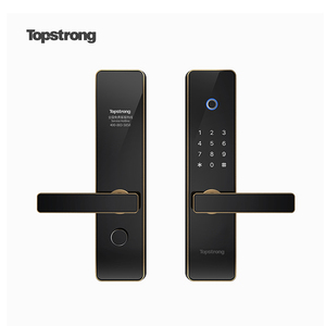 latón <span class=keywords><strong>huella</strong></span> digital al aire libre electrónica digital de empuje <span class=keywords><strong>con</strong></span> control remoto tarjeta <span class=keywords><strong>inteligente</strong></span> <span class=keywords><strong>cerradura</strong></span> de la puerta d - Product Image 2