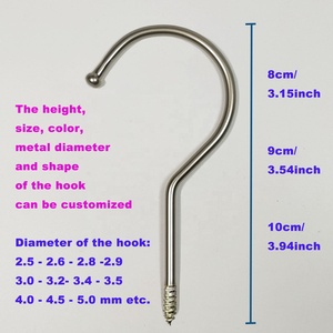 Ngọc Nickel Thân Thiện Với Môi Kim Loại Móc Cho Móc Treo Bằng Gỗ & Quần Áo Móc & Đường Ray Với Kích Thước Tùy Chỉnh - Product Image 2