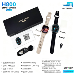 Reloj Inteligente Android H800 con Tarjeta SIM 4G, Versión Global 2026, con Cámara HD, Compatible con WhatsApp, YouTube, Tik Tok, WiFi - Product Image 2