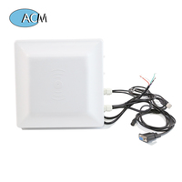 Lettore RFID UHF Integrato a Lungo Raggio 2-5 Metri con Antenna 7dbi RS232 RS485 Weigand per Parcheggi