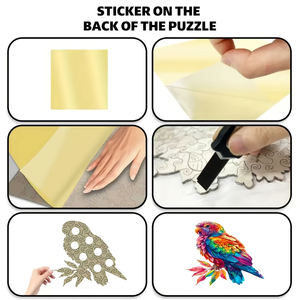 Puzzle en bois personnalisé en gros, découpe laser, design unique, défi relaxant, cadeau prêt à l'emploi pour adultes, décoration intérieure, directement de l'usine - Product Image 4