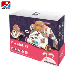 Marche-bébé multifonction 2 en 1 amusant, <span class=keywords><strong>chariot</strong></span> d'apprentissage <span class=keywords><strong>pour</strong></span> enfants - Product Image 5