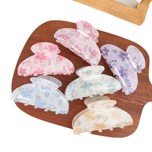 <span class=keywords><strong>Pince</strong></span> à <span class=keywords><strong>cheveux</strong></span> en acrylique imprimée en gros pour femmes, <span class=keywords><strong>pince</strong></span> à <span class=keywords><strong>cheveux</strong></span> en forme de <span class=keywords><strong>crabe</strong></span> tendance - Product Image 1