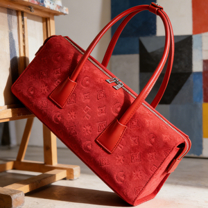 Bolso de Mano Cilíndrico para Mujer, Bolso Boston de Moda, Bolso de Hombro con Asa Superior, Elegante Bolso de Fiesta - Product Image 1