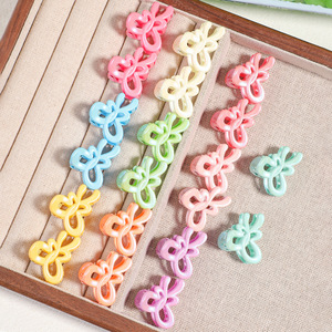 Mini fermaglio <span class=keywords><strong>per</strong></span> <span class=keywords><strong>capelli</strong></span> in <span class=keywords><strong>cotone</strong></span> con animali, colore sfumato, design dolce, delicato sui <span class=keywords><strong>capelli</strong></span>, <span class=keywords><strong>per</strong></span> bambine, accessorio <span class=keywords><strong>per</strong></span> trecce e chignon. - Product Image 3