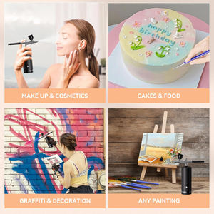 Dropshipping productos multifunción peluquero pelo tatuaje pistola de cepillo de aire Aerografo <span class=keywords><strong>Profesional</strong></span> pistola de aerógrafo - Product Image 5