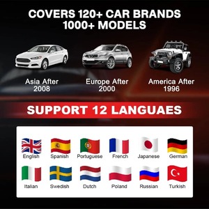 Oignal THINKCAR Thinkscan S7 plus <span class=keywords><strong>OBD2</strong></span> автомобильный s7 ABS SRS считыватель кодов переменного тока BCM EPB Blue ADODB OBD 2 Автомобильный диагностический сканер - Product Image 6