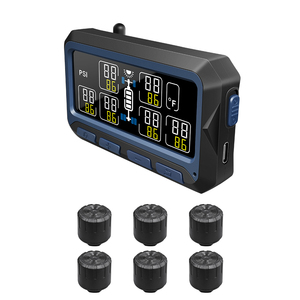 Không dây năng lượng mặt trời kỹ thuật số LCD báo động giám sát áp suất lốp hệ thống (<span class=keywords><strong>TPMS</strong></span>) cho RV xe tải 6 cảm biến bên ngoài - Product Image 5