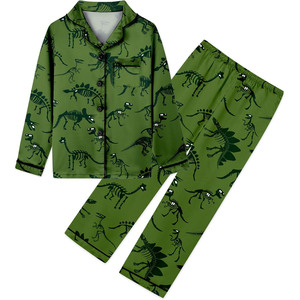 Ensemble de pyjamas pour enfants à motif mignon Vêtements de nuit thermiques doux à manches longues Pyjamas chauds pour enfants Vente en gros - Product Image 6