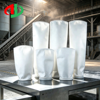 Sac filtrant liquide en polypropylène 7,09*31,89 pouces avec col en plastique, chaussette filtrante industrielle en feutre PP pour la filtration de l'eau et des produits chimiques