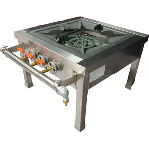 Cuisinière à gaz en acier inoxydable VICTORY KITCHEN modèle VCT 600x700x380mm argentée, fournitures pour restaurants - Product Image 4