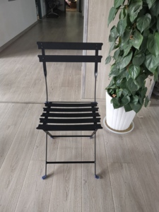 Juego de jardín, silla <span class=keywords><strong>Bistro</strong></span> de Material metálico, sillas plegables de <span class=keywords><strong>Metal</strong></span> para exteriores - Product Image 2