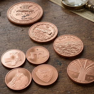 Moneda de Cobre Personalizada de Fabricante, Estilo Vintage, Chapada, con Detalles en Relieve 3D, Logotipo en Relieve, Redonda, 99.9% Cobre Fino, 1oz, Moneda de Cobre Puro - Product Image 6