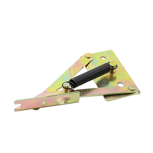 Bisagra de resorte triangular de acero para montaje en superficie, para muebles, caja de almacenamiento, mesa de centro, mecanismo de elevación plegable, duradero, negro - Product Image 3