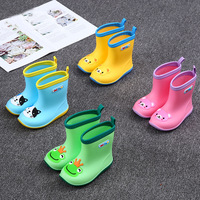 Icebear-bottes de pluie pour enfants, souliers imperméables en 3D, motif chat, motif grenouille, animal, bon marché, pour garçons et filles