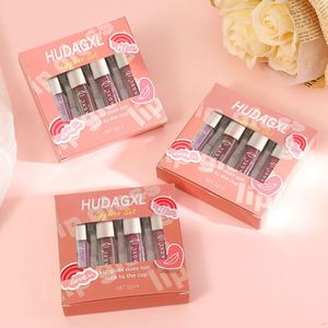 Hudagxl Coffret Cadeau de 4 Teintures à Lèvres Longue Durée Effet Brillant Anti-Transfert - Product Image 1