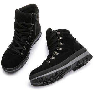 En gros OEM Multifonctionnel Chaud Neige Femmes Bottes Classique Noir À Lacets Chunky Randonnée Hiver Bottes De Neige pour les femmes - Product Image 4