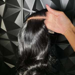 Thô tóc Thụy Sĩ HD ren tóc giả tóc con người ren phía trước Brazil Trinh Nữ lớp biểu bì phù hợp tóc glueless 13x4 13x6 HD ren phía trước tóc giả - Product Image 2