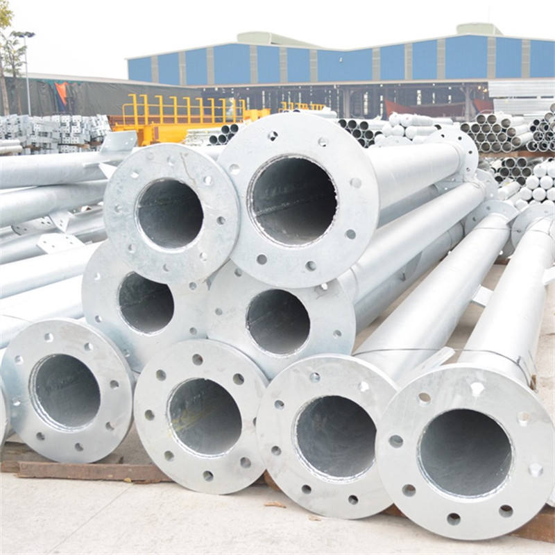 30m 3 Legged Tubular Steel Pole Tower Tube Telecom Pole Tower 6