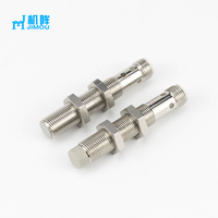 Capteur inductif JIMOU M12 PS4-12GI50-A2-V1-EX, fonction identique, non encastré, détection 4 mm, PNP NO+NC, 4 fils, connecteur M12