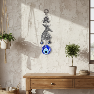 Dervish Semazen รูปตกแต่งแขวนผนังด้วยมือทำจากแก้วตาปีศาจจากตุรกี - Product Image 3