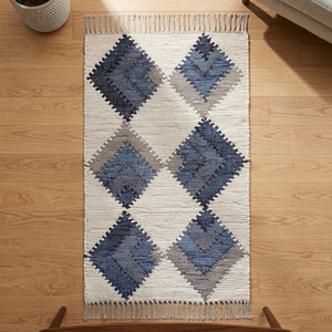 Fabricant indien fait à la main tissé à la main 100 pour cent naturel lavable tressé chanvre sisal jute coton tapis tapis de sol - Product Image 1
