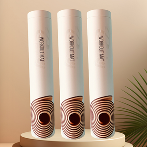 Grand cylindre d'emballage rond recyclable de luxe avec logo personnalisé boîte en carton kraft <span class=keywords><strong>tapis</strong></span> de yoga tube en papier d'emballage - Product Image 2