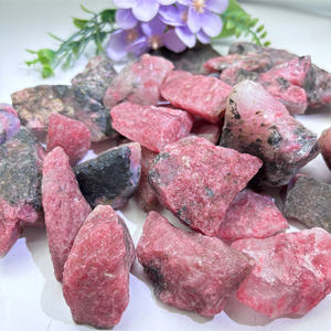 Pierre de guérison en quartz naturel, best-seller, tourmaline rose, <span class=keywords><strong>rodonite</strong></span>, pierres brutes pour collection - Product Image 3