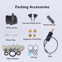 Compresseur d'air numérique PCP 2026 haute pression 4500 PSI à vis, alimenté au gaz, moteur d'air 300 bars avec roulement à engrenages pour le gonflage d'air