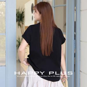 Conjunto de Ropa para Mujer Talla Grande Happy Plus, Camiseta Blanca con Estampado de Dibujos Animados, Corte Holgado Informal, Falda Línea A - Product Image 3