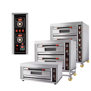 <span class=keywords><strong>Four</strong></span> <span class=keywords><strong>à</strong></span> pâtisserie commercial en acier inoxydable 324L 0-400 ° C pour <span class=keywords><strong>Pizza</strong></span>, Pain, Biscuits - Product Image 6