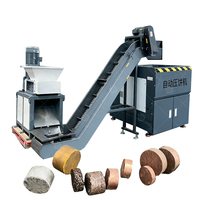 Machine de briquetage de particules métalliques contrôlée par PLC, compacteur hydraulique de poudre de ferraille
