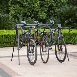 Porte-vélos vertical pliable pour 3 vélos-Support de sol peu encombrant, rangement au sol intérieur - Product Image 6