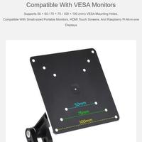 Support d'écran portable VESA 19 pouces au design populaire, rotation multi-axes réglable, support de bureau pour ordinateur portable