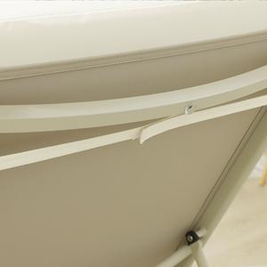 كراسي صالة مع غطاء شمس مستلق كراسي استرخاء كرسي قابل للتكديس من الألومنيوم مشروع منتجع شاطئ لحمام السباحة - Product Image 6