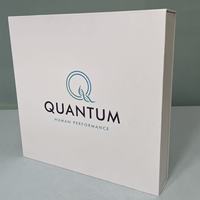 Caja de Regalo de Cartón Rígido Moderno de Alta Gama, Reciclable, para Perfumes y Cosméticos, con Cierre Magnético, Logotipo Personalizado, Esponja Brillante