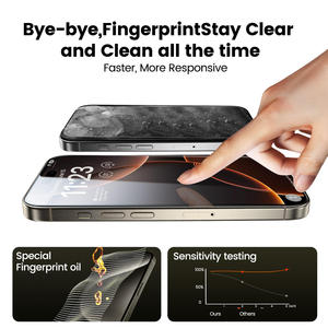 ฟิล์มกระจกนิรภัยแบบใส 9H HD ป้องกันรอยขีดข่วน สำหรับ iPhone 17 Pro Max Ultra พร้อมถาดติดตั้งง่าย ไม่เป็นฝุ่น - Product Image 4