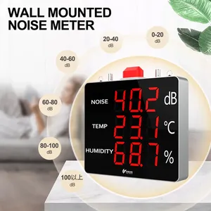 Mupeng 3 In 1 <span class=keywords><strong>Db</strong></span> <span class=keywords><strong>Meter</strong></span> Hoge Precisie Ruisdetector Analyzer Met Temperatuur En Vochtigheid Detectie 1 Jaar Garantie - Product Image 5