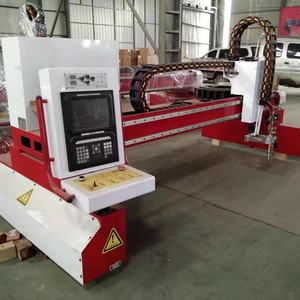 เครื่องตัดโลหะแบบโครงสร้างเหล็กชนิดงานหนัก รุ่น Industrial Gantry CNC Plasma Oxy-Fuel Dual Cutter 3060 4060 สำหรับตัดแผ่นโลหะ - Product Image 1