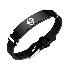 Bracelet en acier inoxydable Anime Genshin Impact Vision Dieu de l'œil Pyro Cryo Electro Anemo Geo Hydro Dendro pour femmes et hommes - Product Image 5