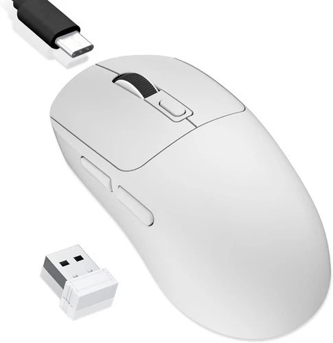 Ergonomic Design Wireless Mouse with 2.4G USB Three-speed Adjustable DPI for Laptop Use