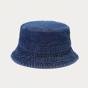 Sombrero de Pescador de Mezclilla en Blanco, Estilo Retro, Transpirable, para Hombre y Mujer, Tendencia Verano 2024 - Product Image 4