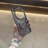 Étui de téléphone transparent magnétique antichoc pour vivo Y500