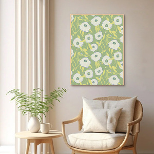 Français Moderne Huile Toile Floral Art Peinture Décorative pour Salon Chambre Salle À Manger Canapé Fond Tenture Murale - Product Image 2