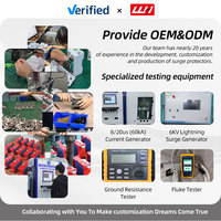 Protection contre les surtensions triphasées pour toute la maison T2 2P 4P 220V 275V 320V 440V 20KA 40KA certifiée CE avec garantie de 3 ans