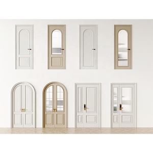 Maßgefertigte Luxus-Innentüren aus Holz, Französische Scheunentür, Bi-Fold Schiebetür für Innenräume und Häuser - Product Image 1