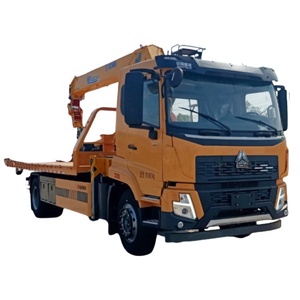Camiones de Remolque Howo con Grúa de Brazo Plegable de 8 Toneladas, Plataforma Plana, Camión de Rescate en Carretera en Venta - Product Image 1