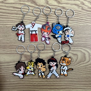 Llavero de Joyería con Colgante de Taekwondo al por Mayor, Colgante de Uniforme de Dojo de Villanos, Regalo - Product Image 1